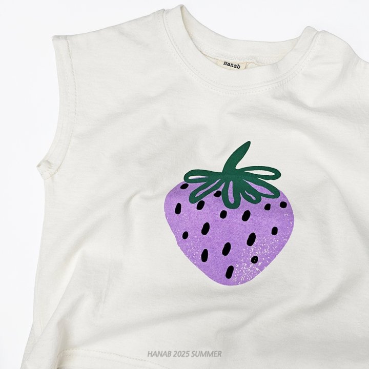 Hanab - Korean Children Fashion - #Kfashion4kids - Strawberry Set - 6