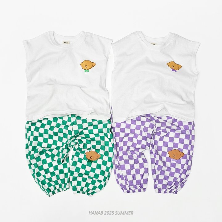 Hanab - Korean Children Fashion - #childofig - Puppy Checker Set