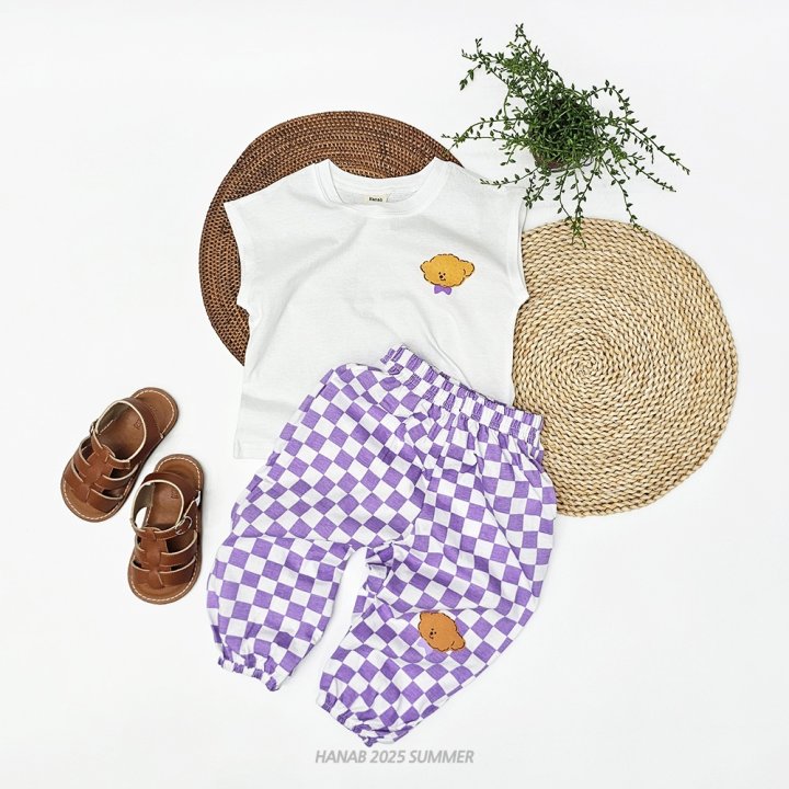Hanab - Korean Children Fashion - #designkidswear - Puppy Checker Set - 3