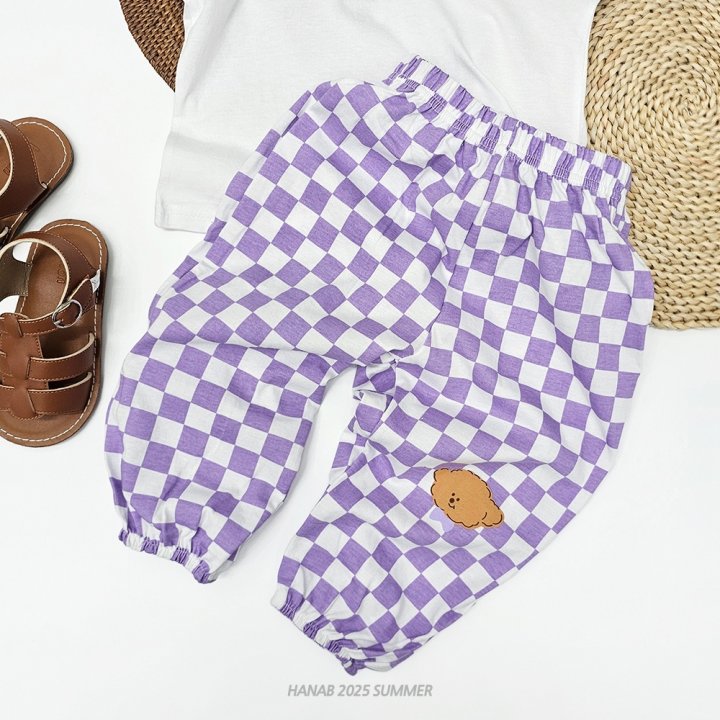 Hanab - Korean Children Fashion - #kidsshorts - Puppy Checker Set - 6