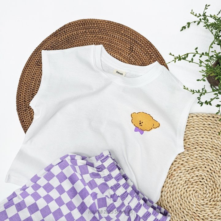 Hanab - Korean Children Fashion - #kidsstore - Puppy Checker Set - 7