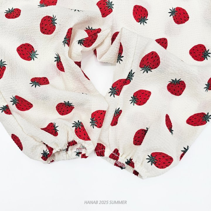 Hanab - Korean Children Fashion - #littlefashionista - Strawberry Set - 7