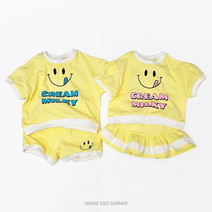 Hanab - Korean Children Fashion - #magicofchildhood - Cream Set