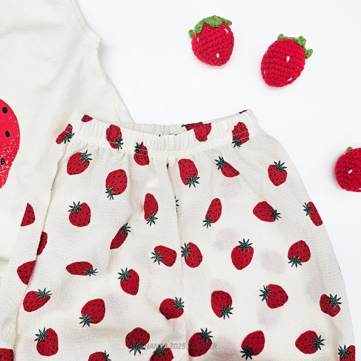 Hanab - Korean Children Fashion - #prettylittlegirls - Strawberry Set - 10