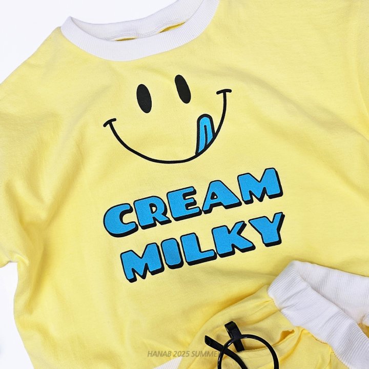 Hanab - Korean Children Fashion - #prettylittlegirls - Cream Set - 4