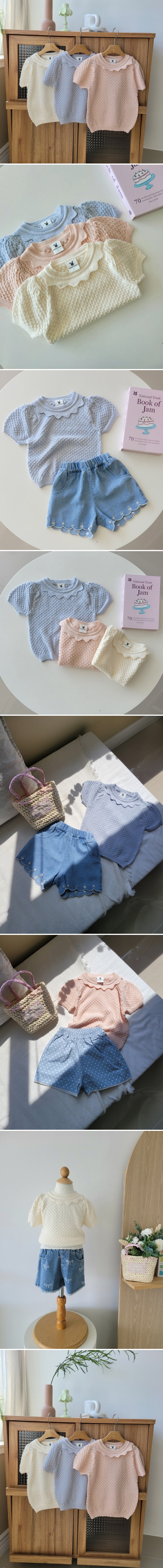 Starling Short Sleeve Knit by Hanacoco for Child - view 1