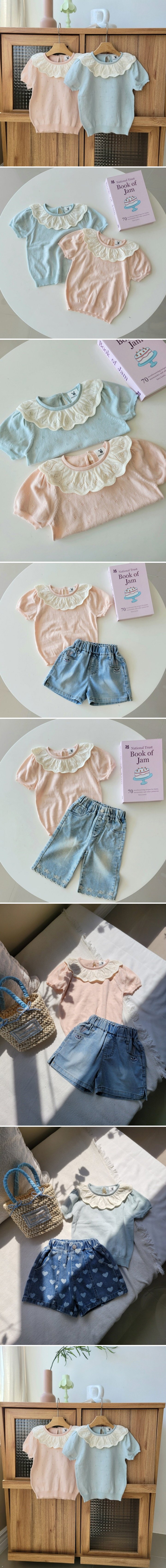 Cape Short Sleeve Knit by Hanacoco for Child - view 1