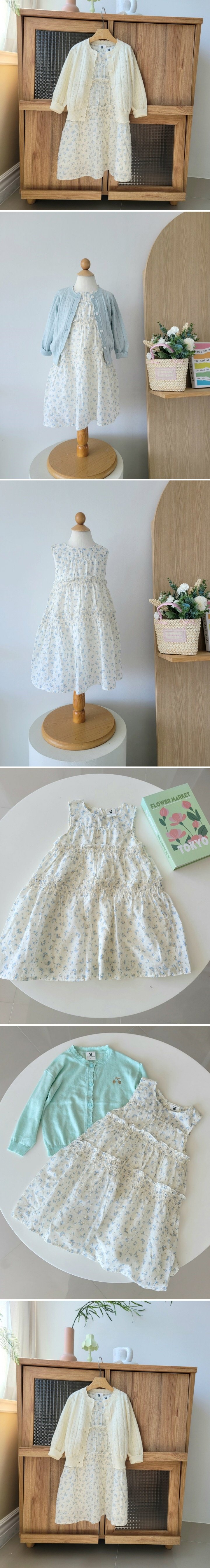 Hanacoco - Korean Children Fashion - #todddlerfashion - Mini Floral One-piece