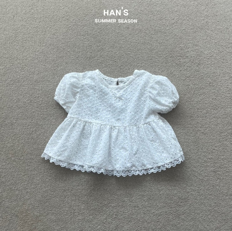 Han's - Korean Children Fashion - #childrensboutique - Cony Ribbon Blouse