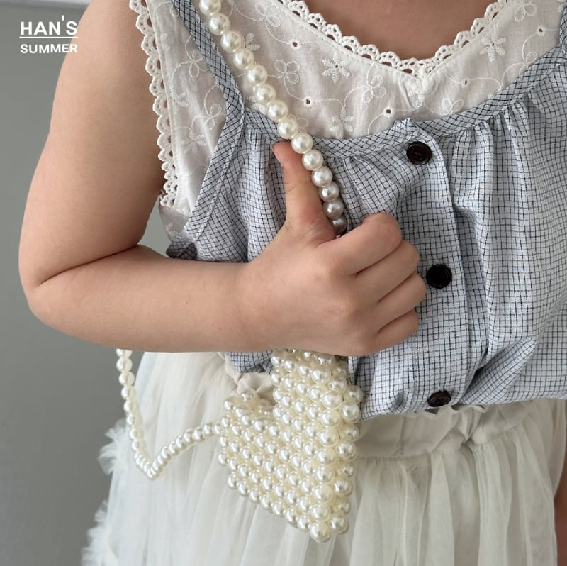 Han's - Korean Children Fashion - #childrensboutique - Heart Pearl Bag - 10