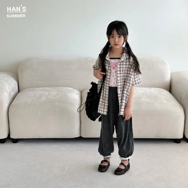 Han's - Korean Children Fashion - #discoveringself - Serape Lace Jogger Pants - 3
