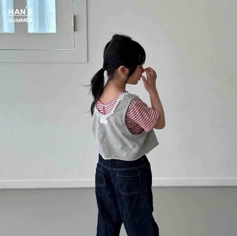Han's - Korean Children Fashion - #discoveringself - Tani Stripe Tee - 7
