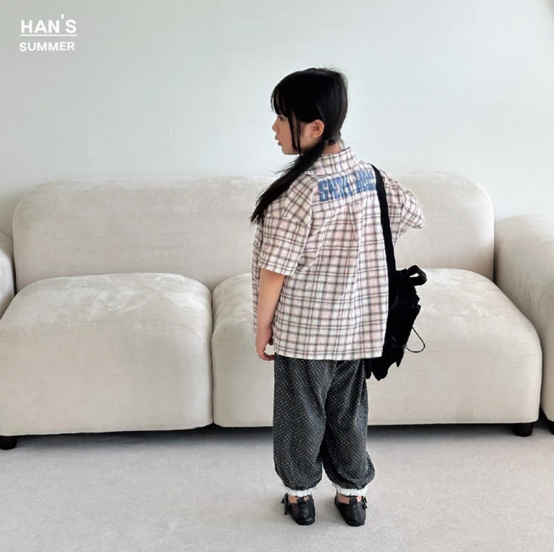 Han's - Korean Children Fashion - #discoveringself - Snail Check Shirt - 11