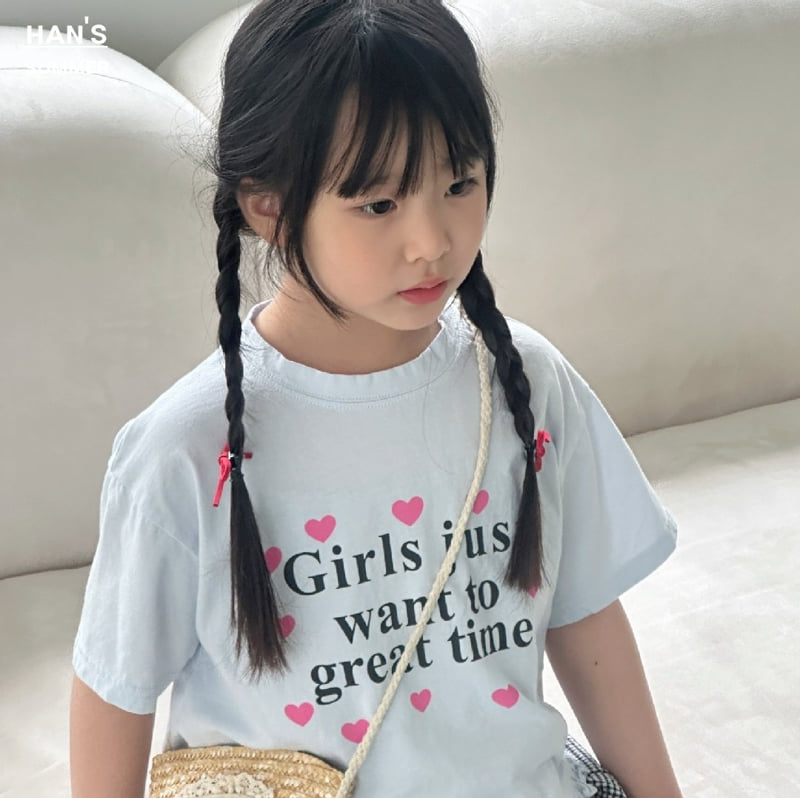 Han's - Korean Children Fashion - #discoveringself - Time Heart Tee - 10