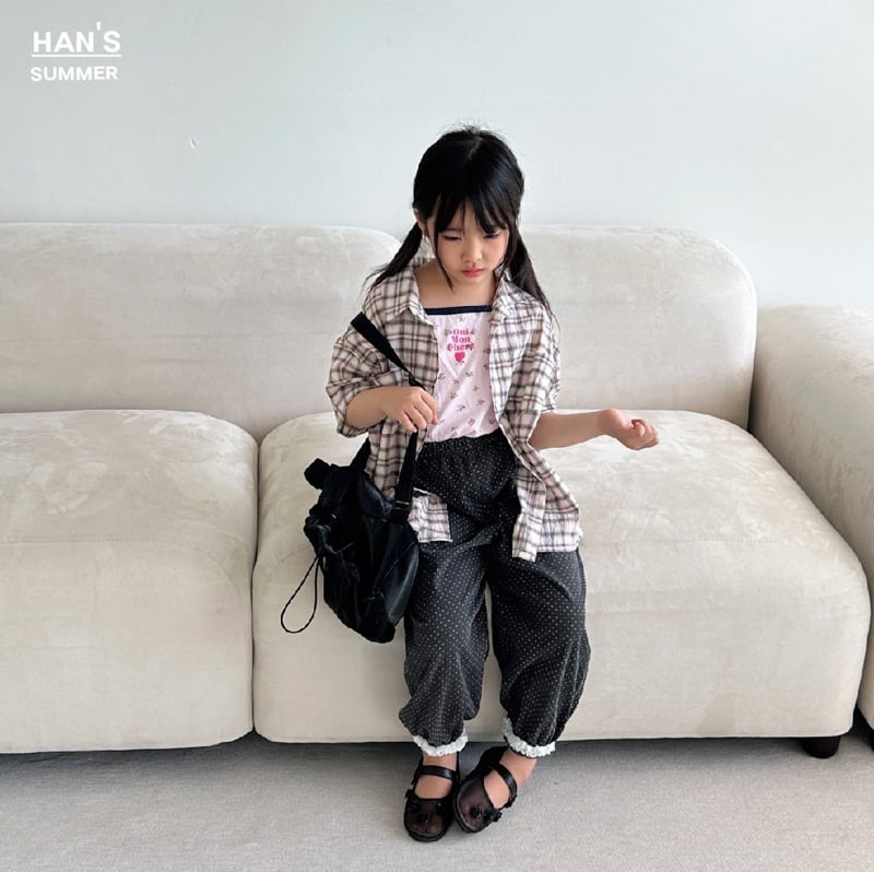 Han's - Korean Children Fashion - #kidsshorts - Serape Lace Jogger Pants - 5