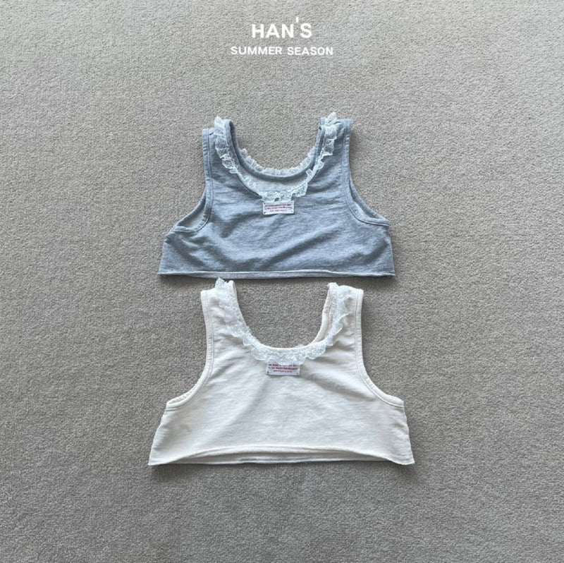 Han's - Korean Children Fashion - #kidsshorts - Meli Cropped Sleeveless Tee