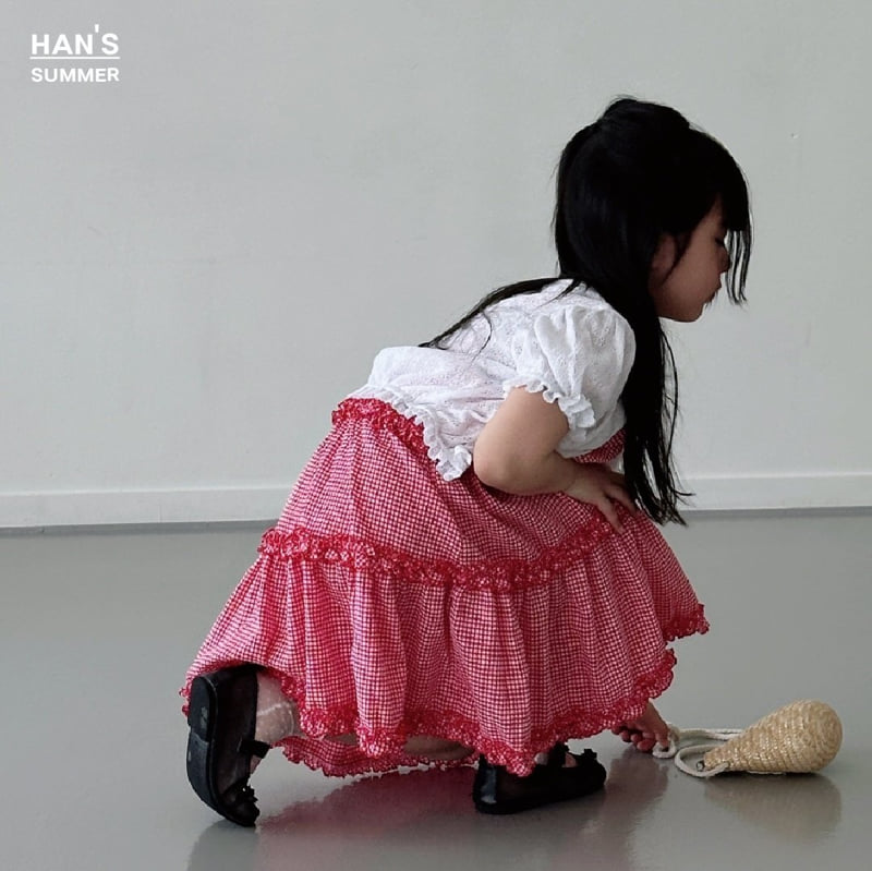 Han's - Korean Children Fashion - #kidsshorts - Kelly Check One-piece - 10