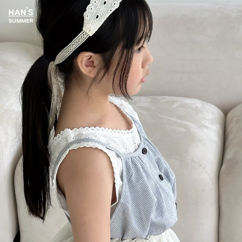 Han's - Korean Children Fashion - #kidzfashiontrend - Camel Layered Sleeveless Blouse - 8