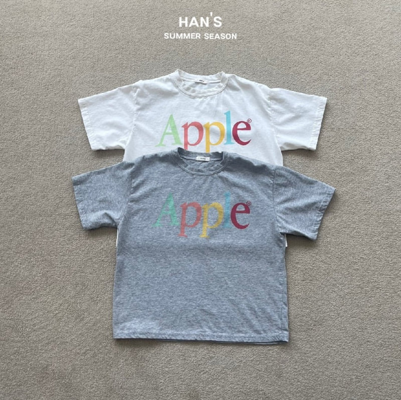 Han's - Korean Children Fashion - #kidzfashiontrend - Apple Tee