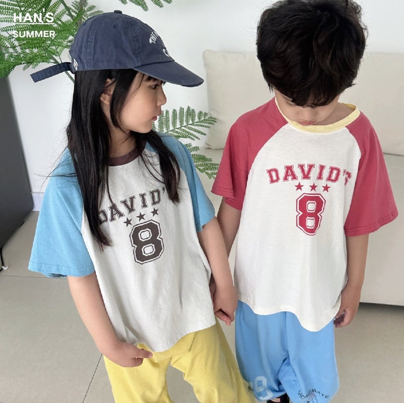Han's - Korean Children Fashion - #littlefashionista - David Raglan Tee - 8
