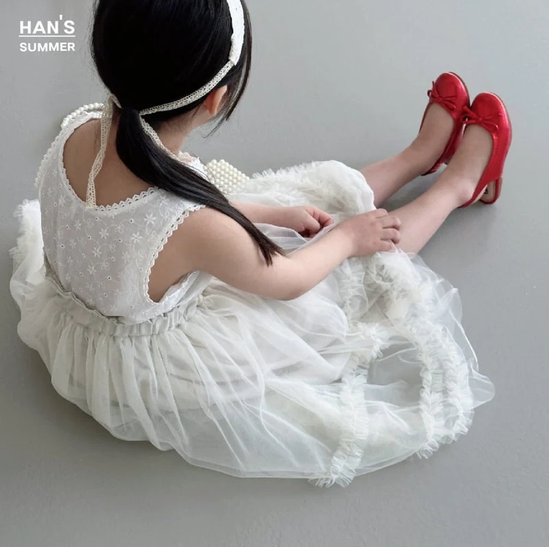 Han's - Korean Children Fashion - #littlefashionista - Camel Layered Sleeveless Blouse - 10