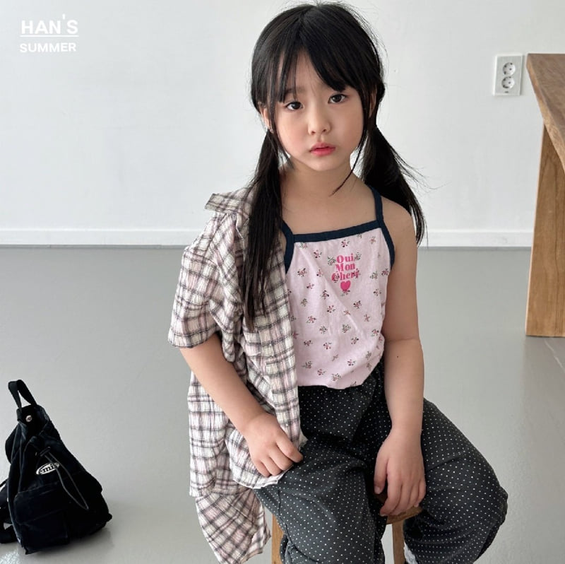 Han's - Korean Children Fashion - #littlefashionista - Sherry Strap Sleeveless - 10