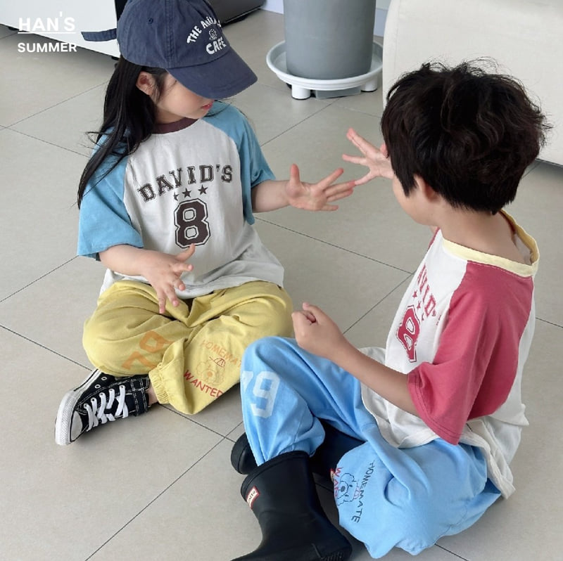 Han's - Korean Children Fashion - #magicofchildhood - David Raglan Tee - 9