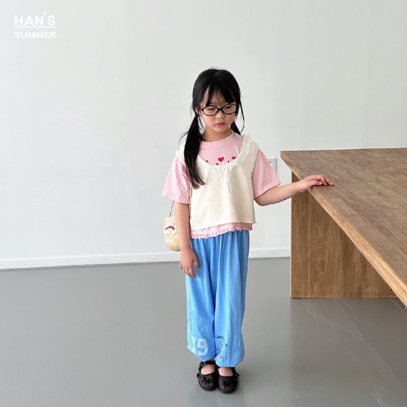 Han's - Korean Children Fashion - #magicofchildhood - Meli Cropped Sleeveless Tee - 6