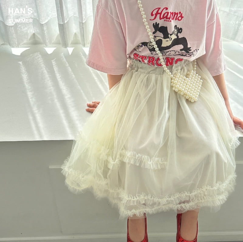 Han's - Korean Children Fashion - #magicofchildhood - Heart Pearl Bag - 3