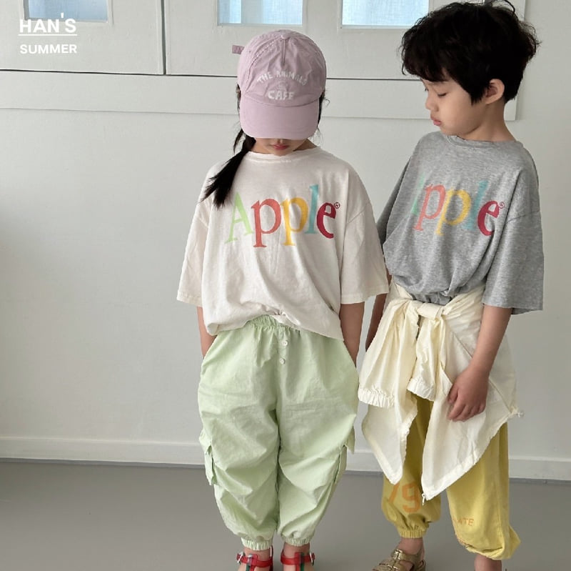 Han's - Korean Children Fashion - #prettylittlegirls - Apple Tee - 6
