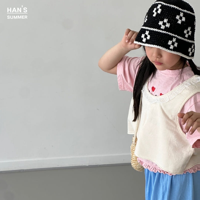 Han's - Korean Children Fashion - #stylishchildhood - Meli Cropped Sleeveless Tee - 11