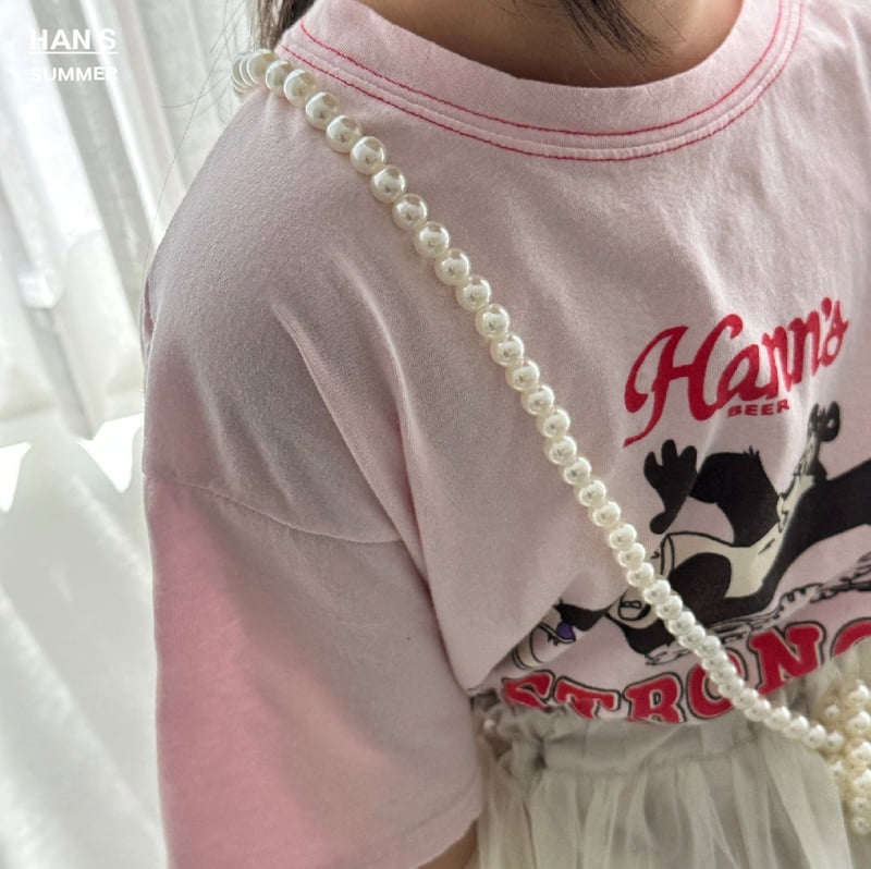 Han's - Korean Children Fashion - #todddlerfashion - Heart Pearl Bag - 6