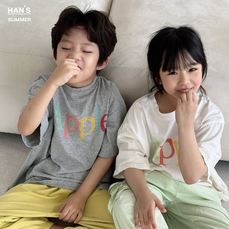 Han's - Korean Women Fashion - #momslook - Adult Apple Tee - 6