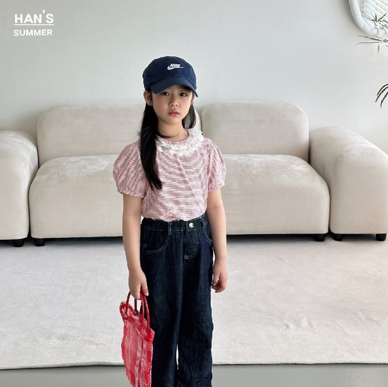 Han's - Korean Women Fashion - #momslook - Adult Take Denim Pants - 10