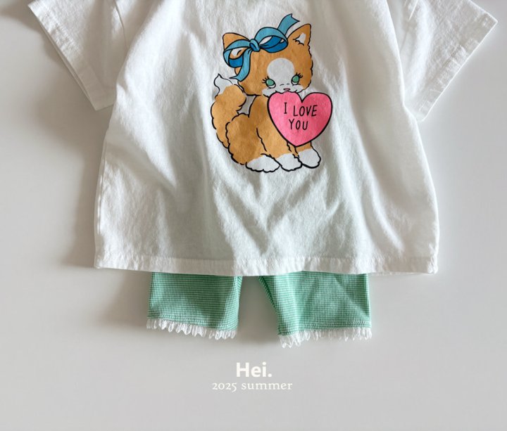 Hei - Korean Children Fashion - #Kfashion4kids - Meow Long Tee - 10