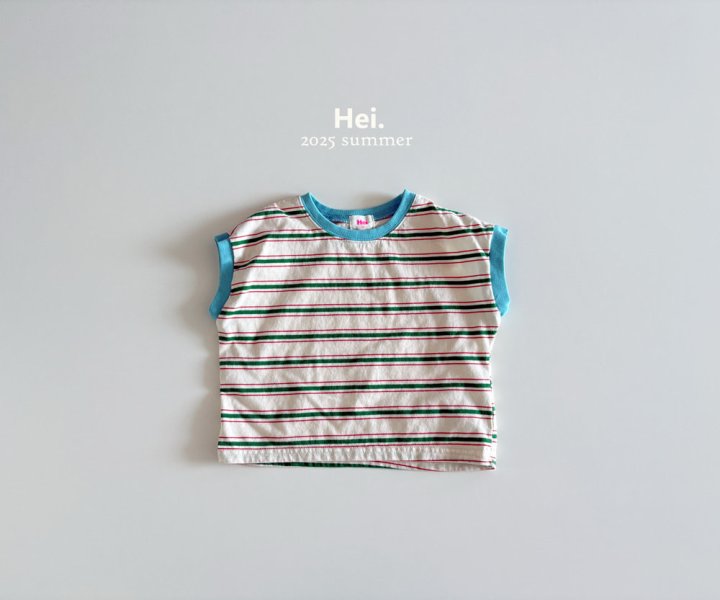 Hei - Korean Children Fashion - #childrensboutique - Raglan Stripe Tee - 2