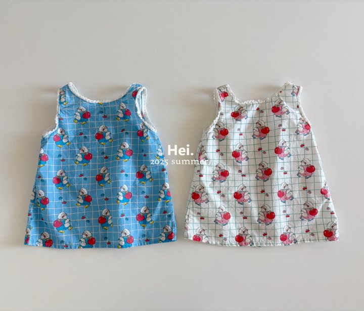 Hei - Korean Children Fashion - #childrensboutique - Cherry One-piece