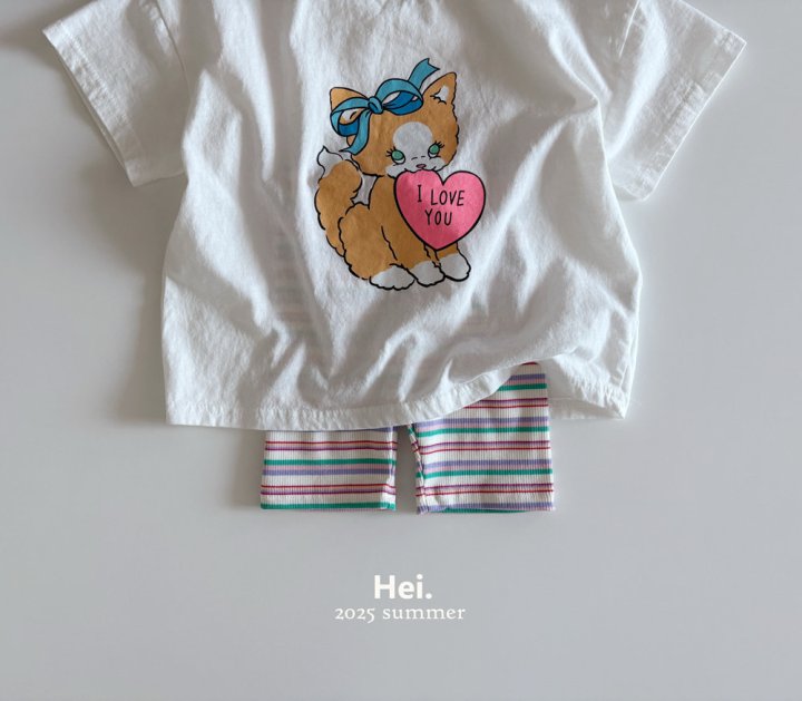 Hei - Korean Children Fashion - #childrensboutique - Meow Long Tee - 4