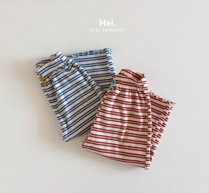 Hei - Korean Children Fashion - #designkidswear - Striped Pants