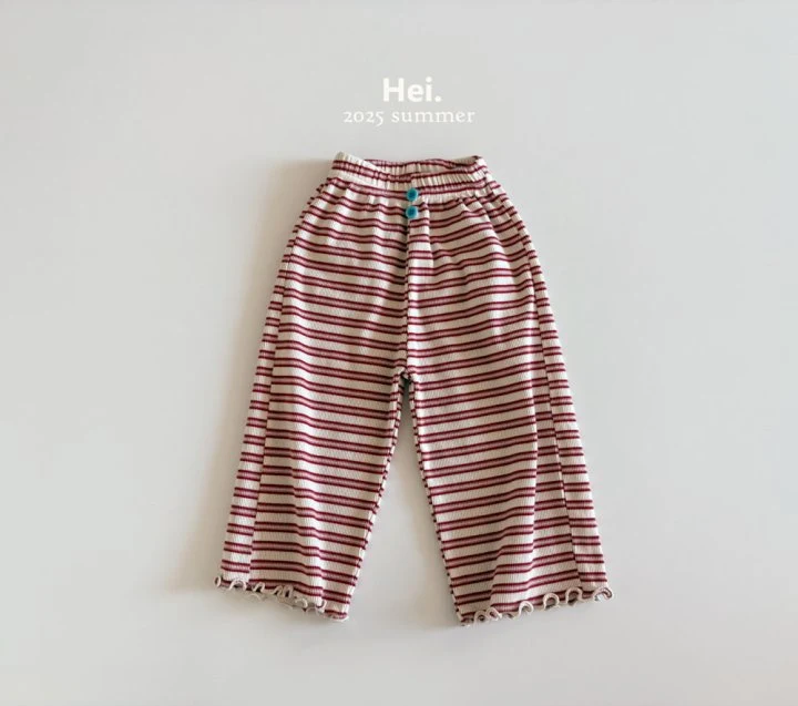 Hei - Korean Children Fashion - #discoveringself - Striped Pants - 2