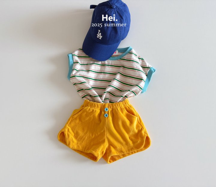 Hei - Korean Children Fashion - #fashionkids - Raglan Stripe Tee - 5