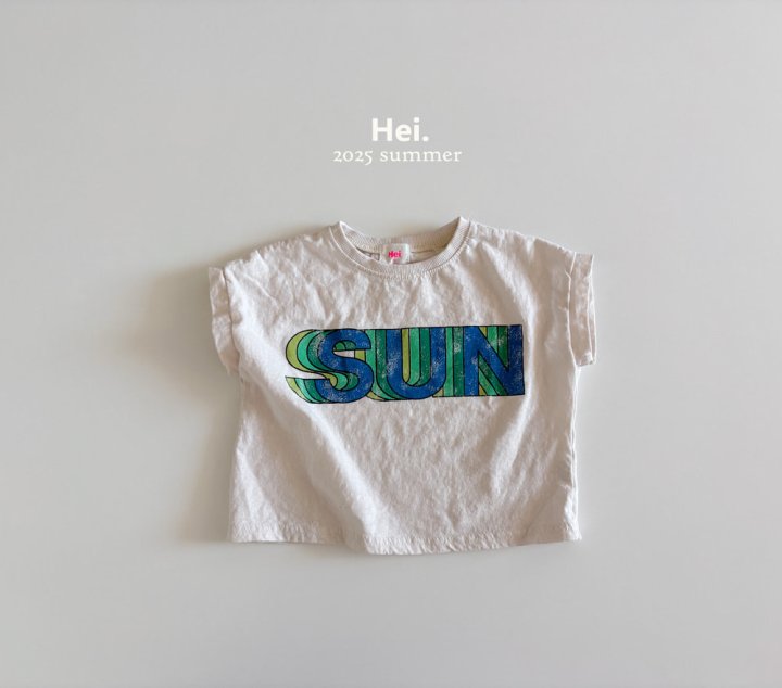 Hei - Korean Children Fashion - #kidsshorts - Sunny Tee - 2