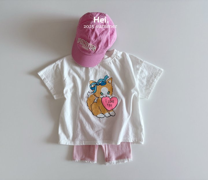 Hei - Korean Children Fashion - #kidsstore - Meow Long Tee - 8