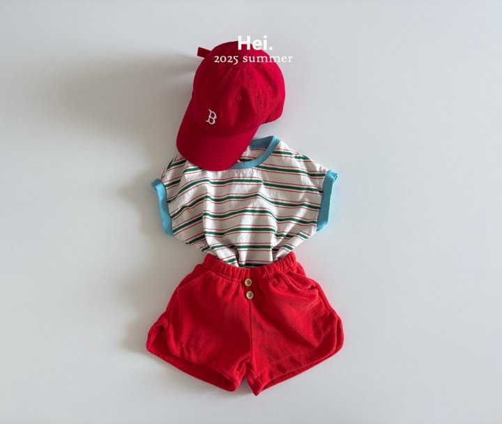 Hei - Korean Children Fashion - #kidsstore - Raglan Stripe Tee - 7