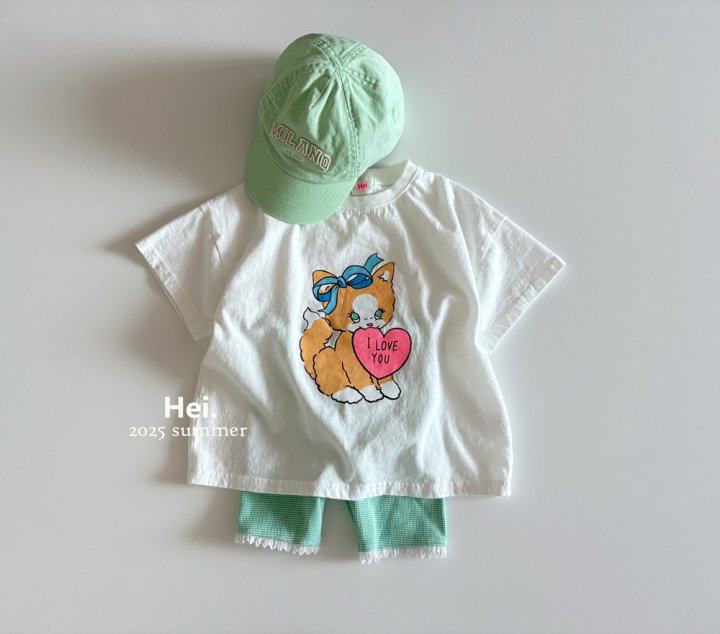 Hei - Korean Children Fashion - #kidzfashiontrend - Meow Long Tee - 9