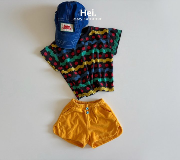 Hei - Korean Children Fashion - #kidzfashiontrend - Shape Tee - 3