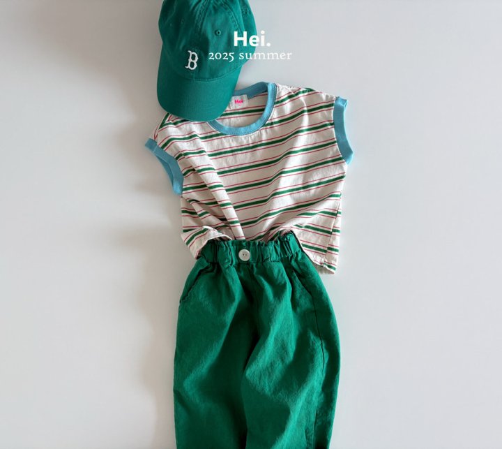 Hei - Korean Children Fashion - #littlefashionista - Raglan Stripe Tee - 10