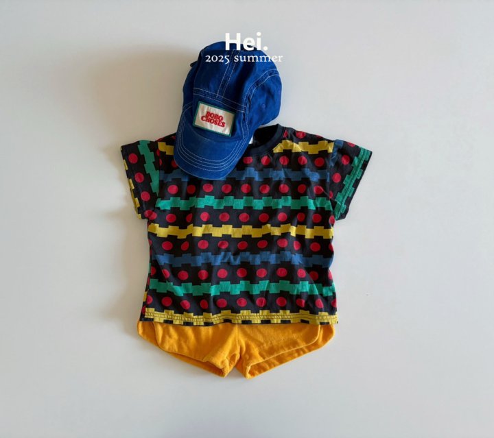 Hei - Korean Children Fashion - #littlefashionista - Shape Tee - 5