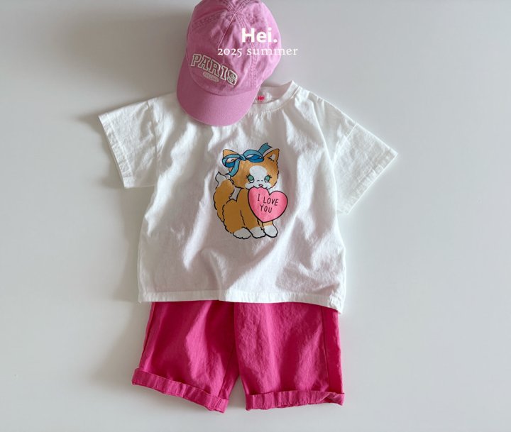 Hei - Korean Children Fashion - #magicofchildhood - Meow Long Tee - 12