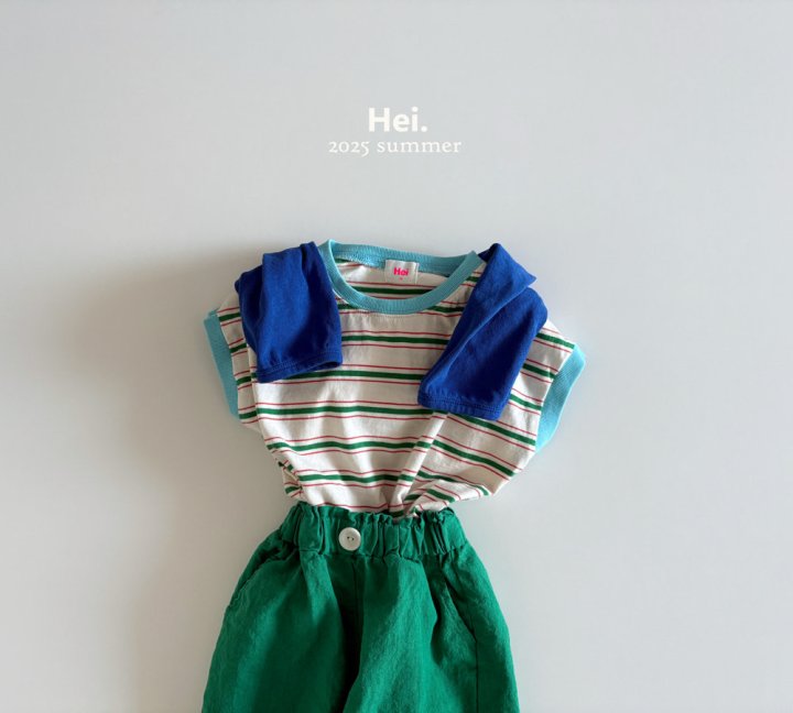Hei - Korean Children Fashion - #magicofchildhood - Raglan Stripe Tee - 11